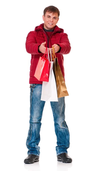 Hombre con ropa de invierno — Foto de Stock