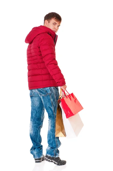 Uomo in abbigliamento invernale — Foto Stock