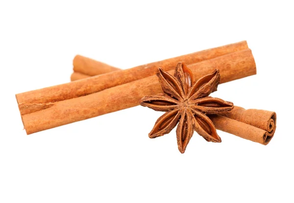 Anise and cinnamon — Stock Photo, Image