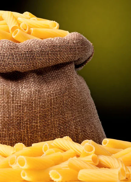 Pasta in bag — Stock Photo, Image