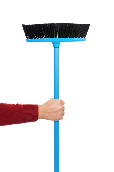 Plastic broom — Stock Photo, Image