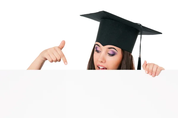 Studentisches Mädchen — Stockfoto