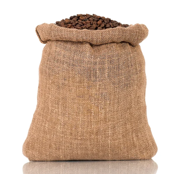 Coffee in bag — Stock Photo, Image