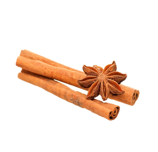 Anise and cinnamon — Stock Photo, Image