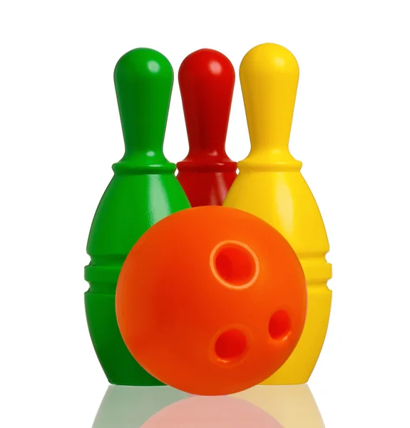 Toy bowling Royalty Free Stock Images