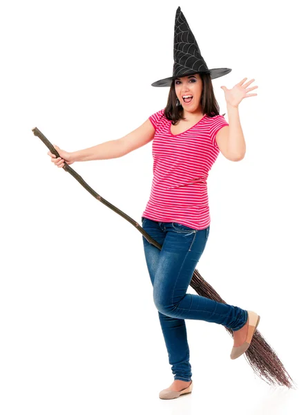 Girl in halloween costume — Stock Photo, Image