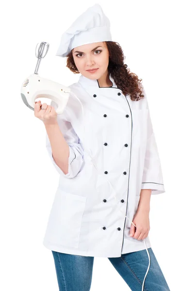 Mujer cocinera — Foto de Stock