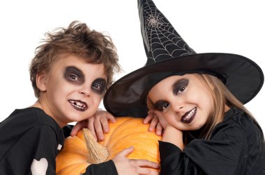 Cadılar Bayramı kostümlü çocuk