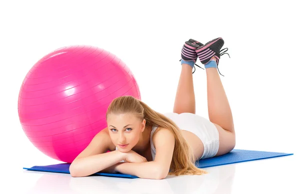 Fitness-Frau — Stockfoto