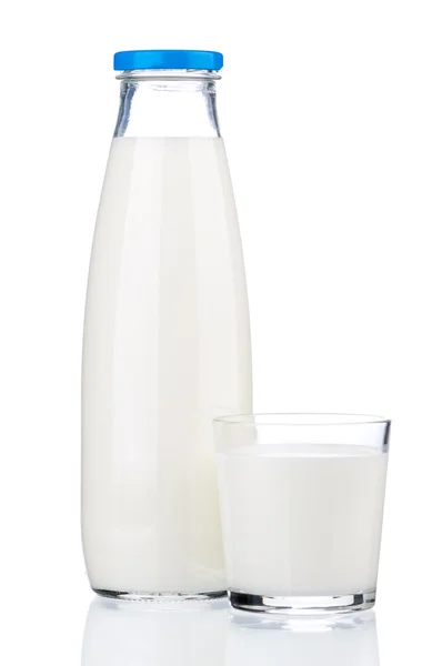 Botella de leche —  Fotos de Stock