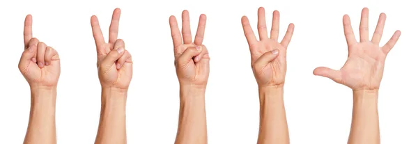 Man hand sign — Stock Photo, Image