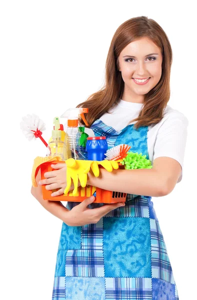 Young housewife — Stock Photo, Image