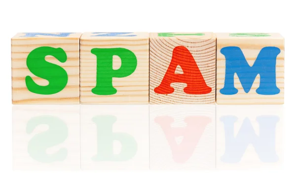 Spam word — Stock Photo, Image