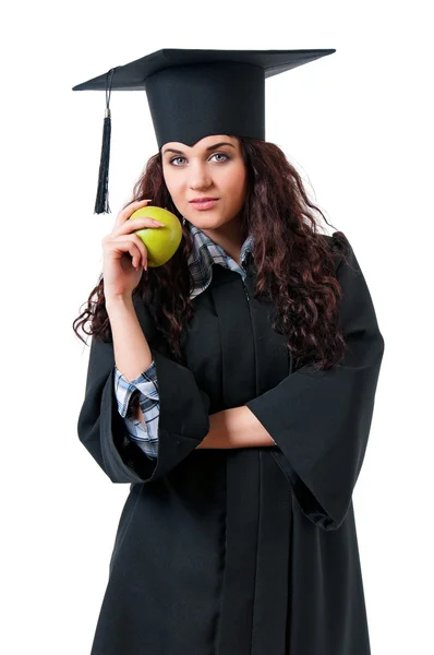 Graduate girl student — Stock Photo, Image