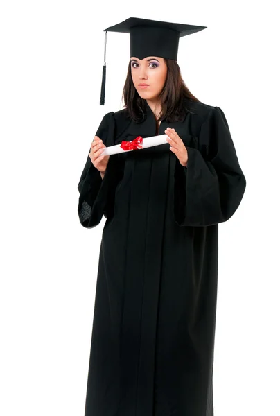 Graduação menina — Fotografia de Stock