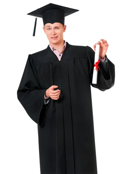 Graduation man Stock Image
