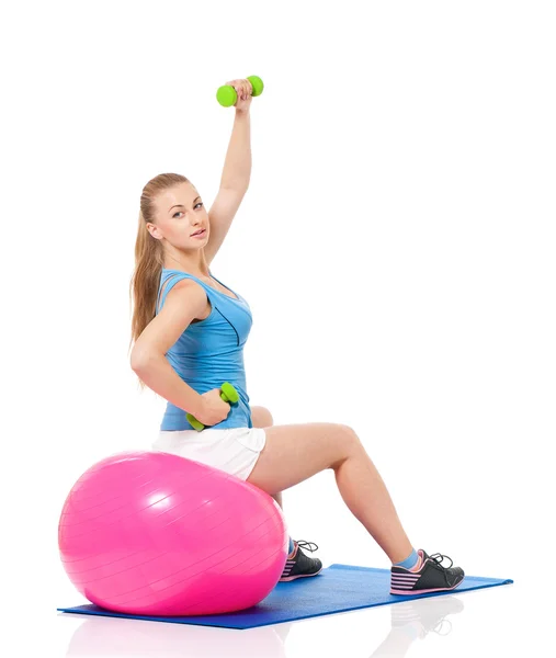 Fitness Kadını — Stok fotoğraf