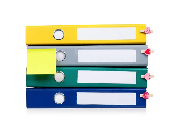 Colorful folders — Stock Photo, Image