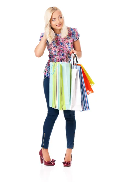 Mujer de compras — Foto de Stock