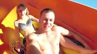 kaydırağı üzerinde