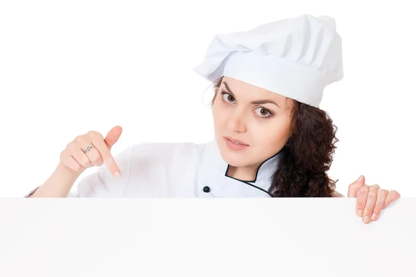 Vrouw cook — Stockfoto