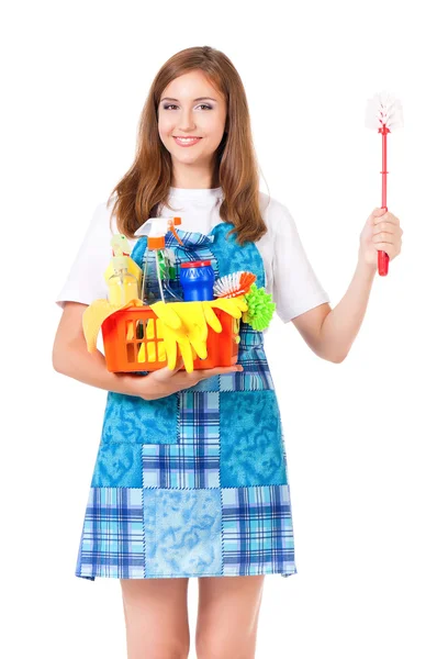 Young housewife — Stock Photo, Image