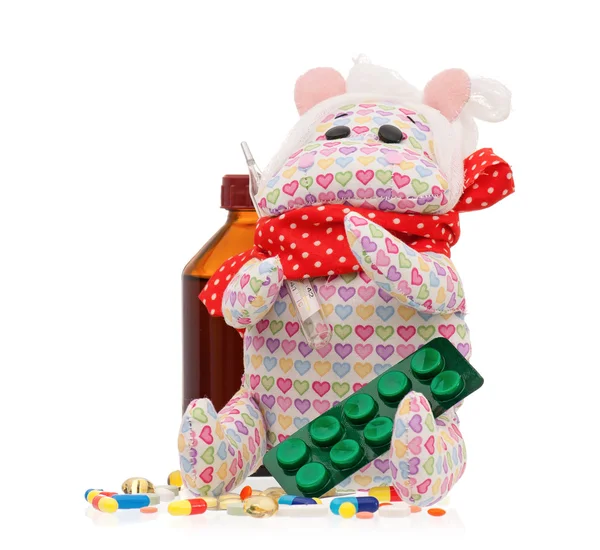 Toy hippopotamus — Stock Photo, Image