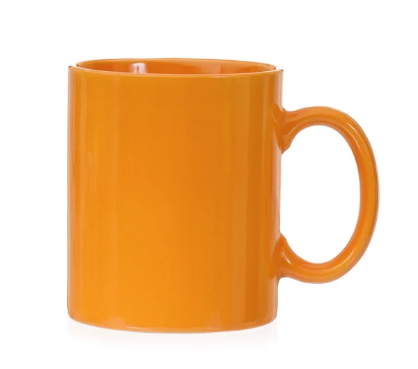 Orangefarbene Tasse — Stockfoto