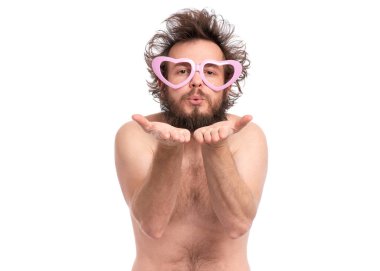 Çılgın sakallı adam - aşk konsepti