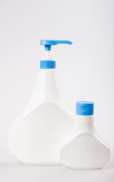 Witte plastic fles — Stockfoto