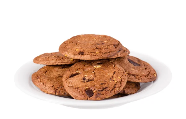 Biscoito com pedaços de chocolate — Fotografia de Stock