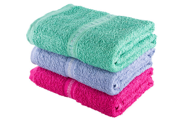 полотенце изолированы на белом фоне
