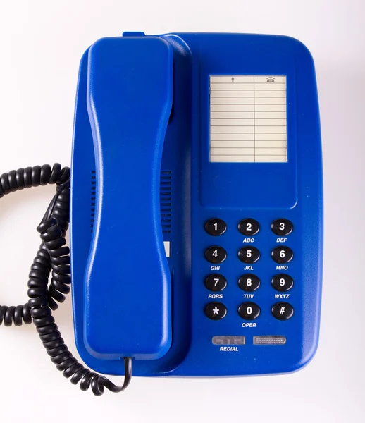 Blaues Telefon — Stockfoto