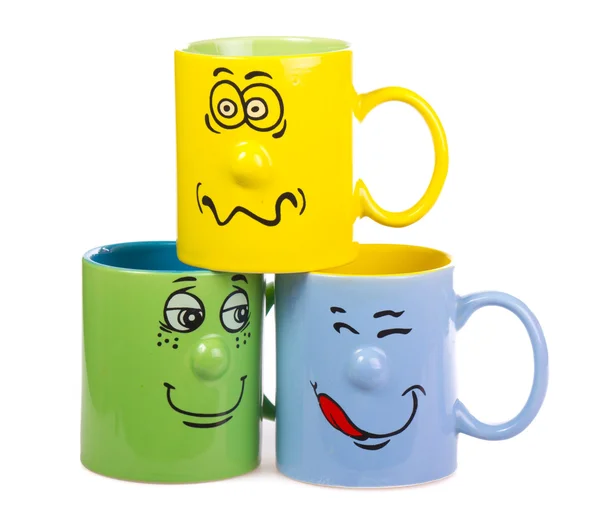 Taza de café con una sonrisa — Foto de Stock