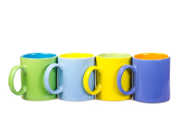 Tasses colorées — Photo