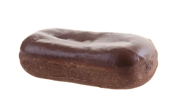Шоколадні пончики на фоні — стокове фото