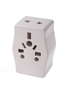 arka plan üzerinde güç adaptörü.