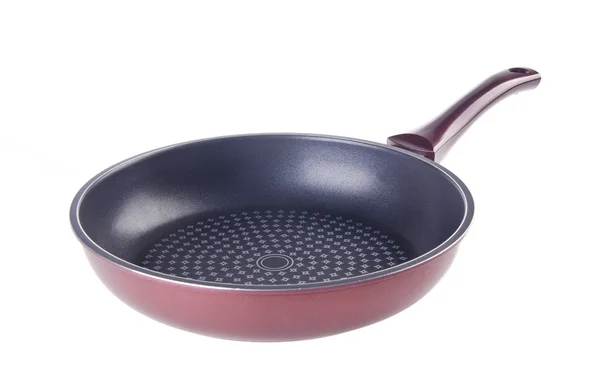 Pan, metal frying pan, on background — Stock Photo, Image