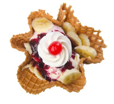 Dondurmalı meyve yakın çekim