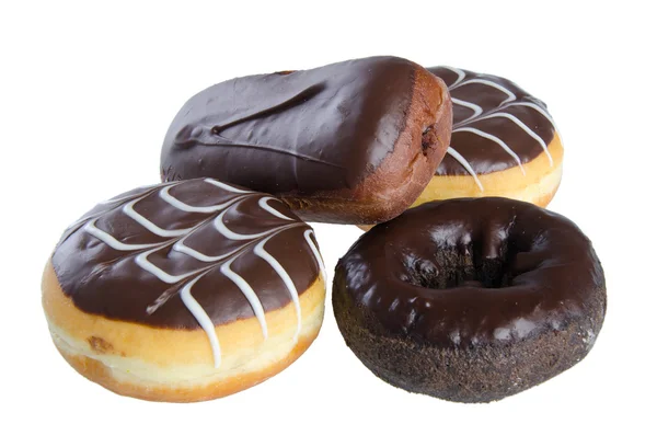 Choklad donuts på en bakgrund — Stockfoto
