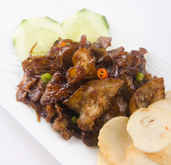 Malajské čínské jídlo — Stock fotografie