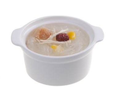 Kuş yuvası. Haşlanmış kuş yuvası