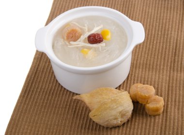 Kuş yuvası. Haşlanmış kuş yuvası