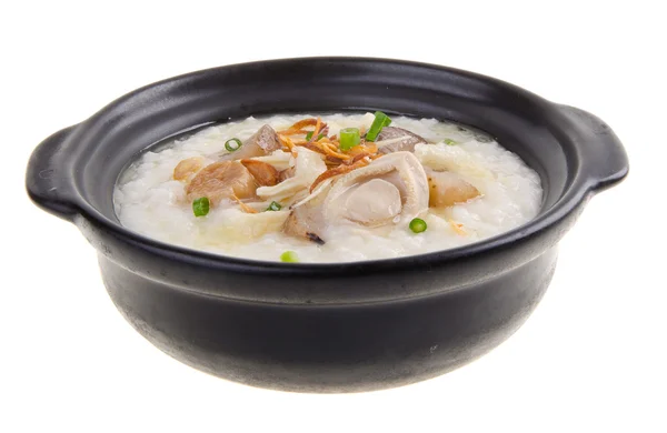 Abalone PAP rijst pap — Stockfoto