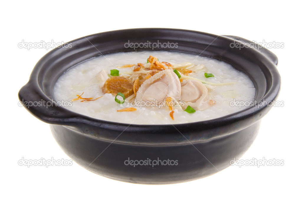abalone porridge rice gruel