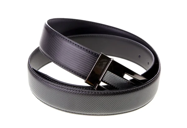 Black men leather belt — Stock Photo, Image