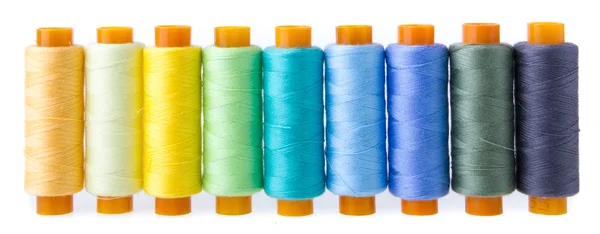 Sewing threads multicolored — Stock Photo, Image