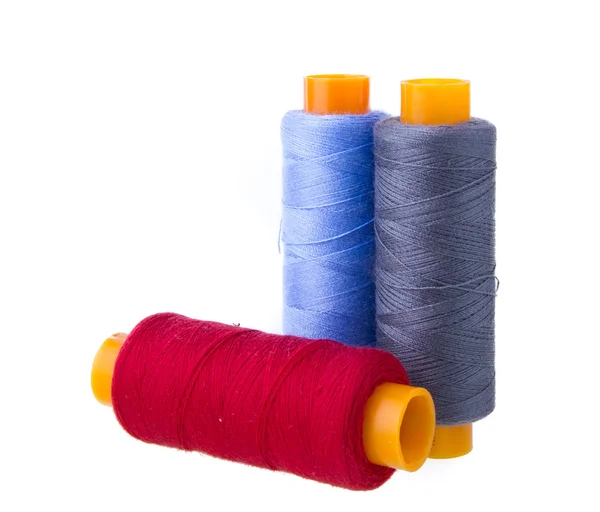 Sewing threads multicolored — Stock Photo, Image