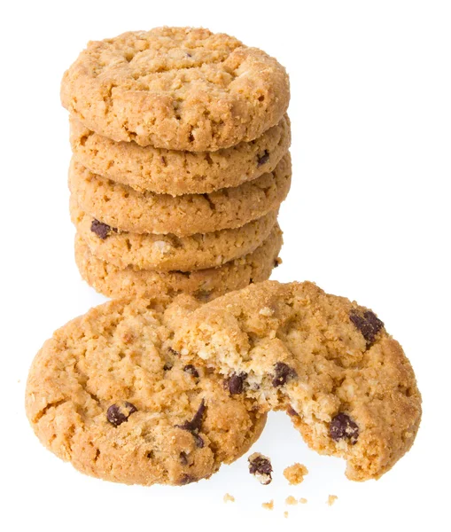 Galletas con chips de chocolate —  Fotos de Stock