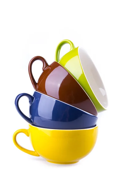 Taza de cerámica colorida — Foto de Stock